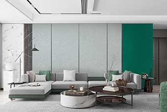 贺州轻奢风格-客厅