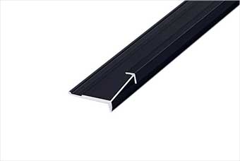 贺州航空纤维墙咔铝合金阳角线（哑黑氧化）