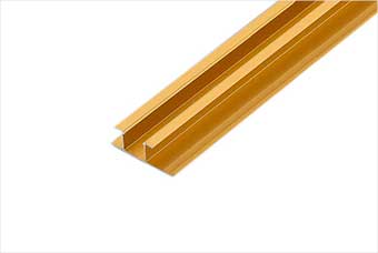 贺州航空纤维墙咔铝合金带灯中条（钛金氧化）