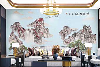 贺州森佰汇航空纤维墙咔（鸿运当头）